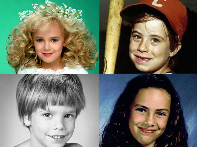 missing children, murdered children, missing child, missing person, etan patz, polly klaas, adam walsh, jonbenet ramsey