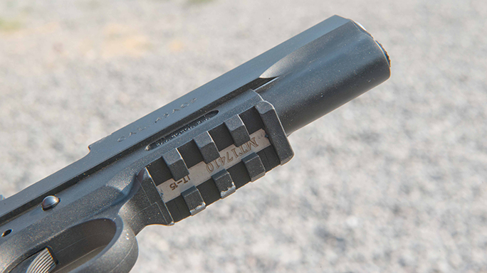 EAA Tanfoglio Witness Elite Polymer 1911 .45 ACP light rail