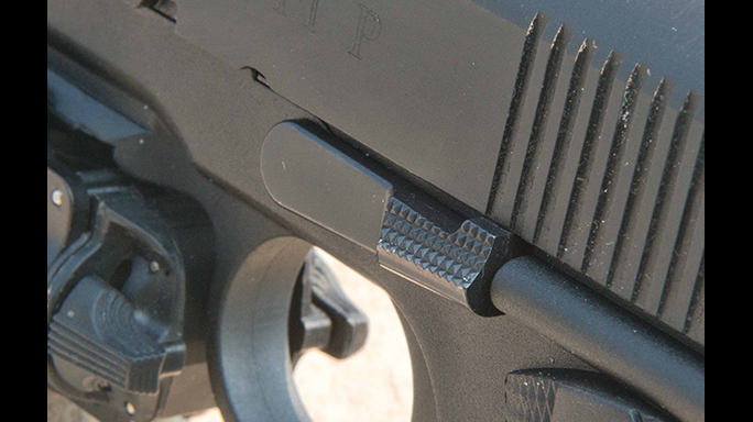 EAA Tanfoglio Witness Elite Polymer 1911 .45 ACP slide stop