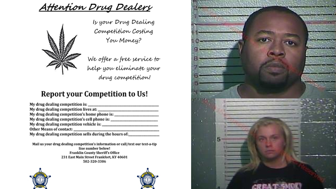 Drug Dealer Flyer Franklin County Kentucky