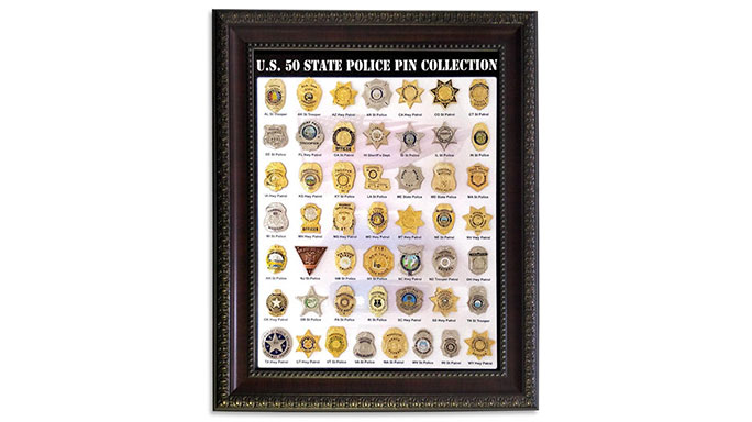 Maxsell 50 State Police Badge Collection