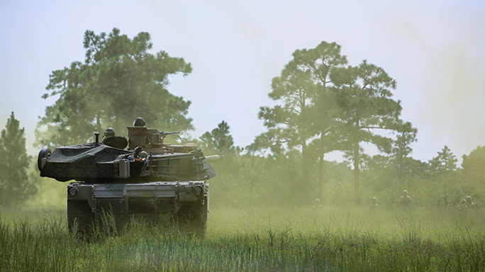 2nd Tank Battalion Marines Field Exercise 2015