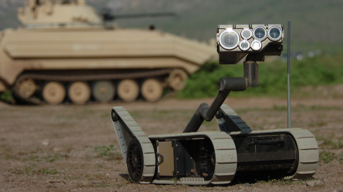 U.S. Army Robots Battlefield Casualties