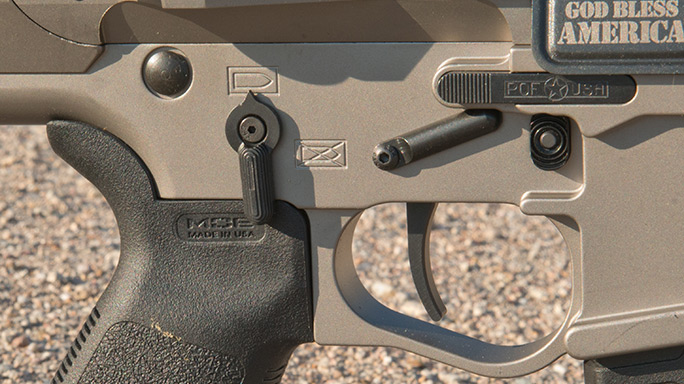 Gun Annual 2016 Patriot Ordnance P308 Rifle controls