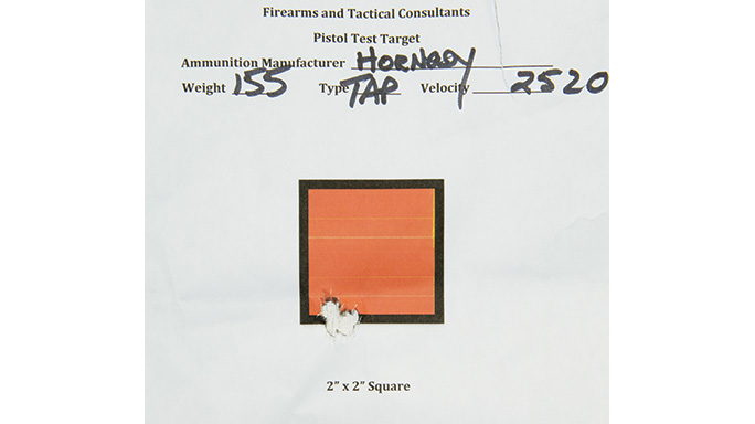 Diamondback DB10EFDE Rifle GWLE 2015 target