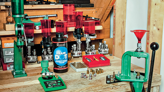 Webley Revolver Reload setup