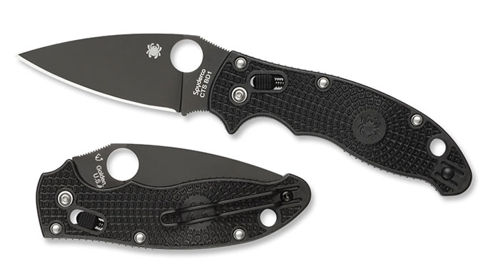 Spyderco Manix 2 Knife Diamond Like Carbon Coating
