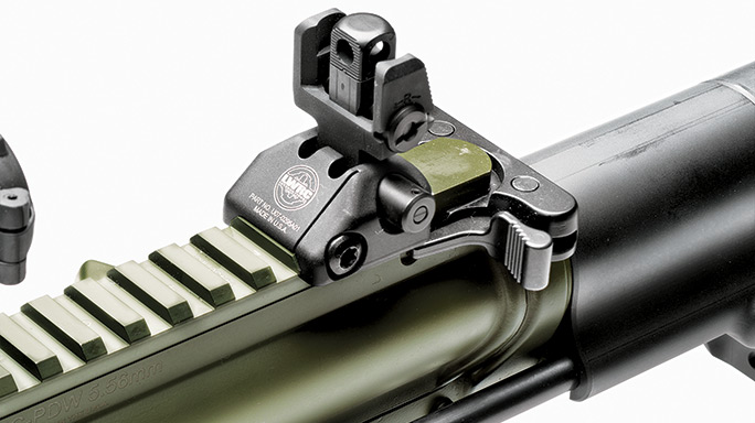 LWRC IC-PDW SBR SWMP October rear sight
