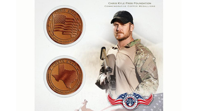 GMR Chris Kyle Commemorative Coins copper