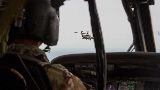 UH-60 Blackhawk Deck-Landing Qualification Exercise