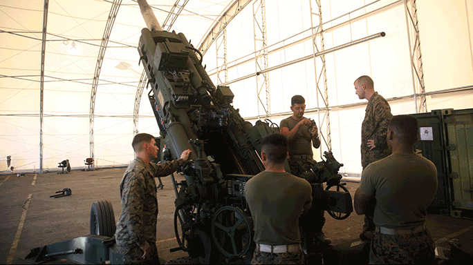Field Artillery Cannoneers M777A2 Howitzer Gunners