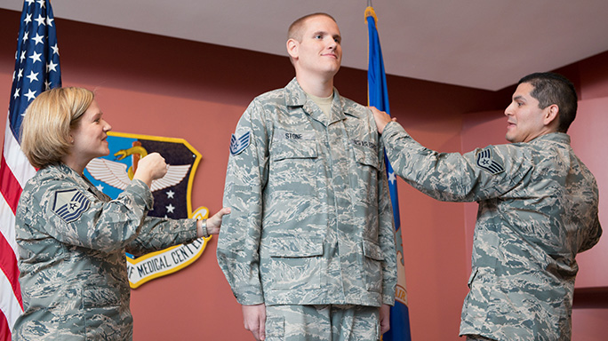 Spencer Stone Promoted Senior Airman