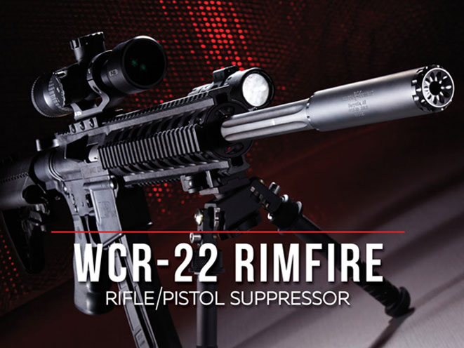 WILSON COMBAT, WILSON COMBAT WCR-22, WCR-22 RIMFIRE SUPPRESSOR, WCR-22 SUPPRESSOR