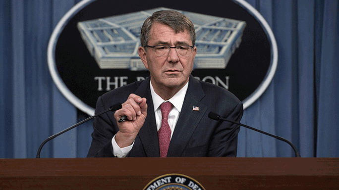 Ash Carter Military Occupations Women