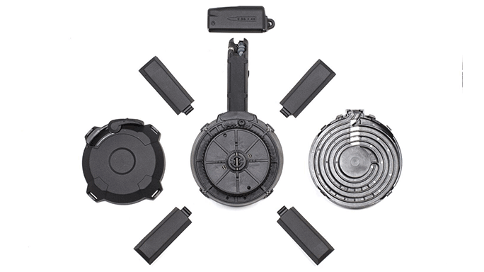 Magpul PMAG D-60 Drum Magazine apart