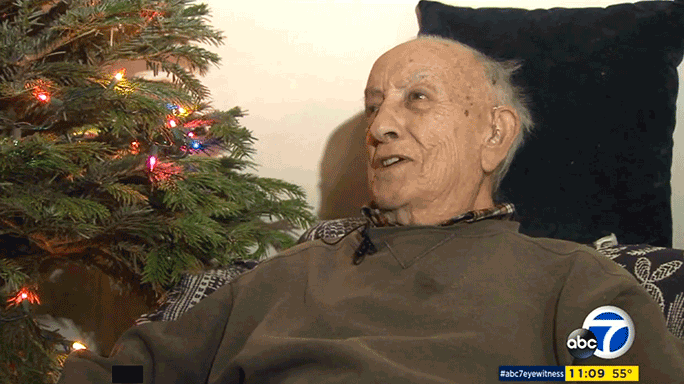 World War II Vet Christmas Surprise LAPD