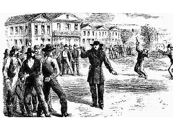 gunfights, gunfighting, gunfight, gunfight self defense, gunfight defense, gunfight massad ayoob, stacy lim, wild bill hickock