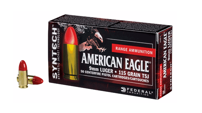 American Eagle Polymer-Encapsulated Syntech Ammo