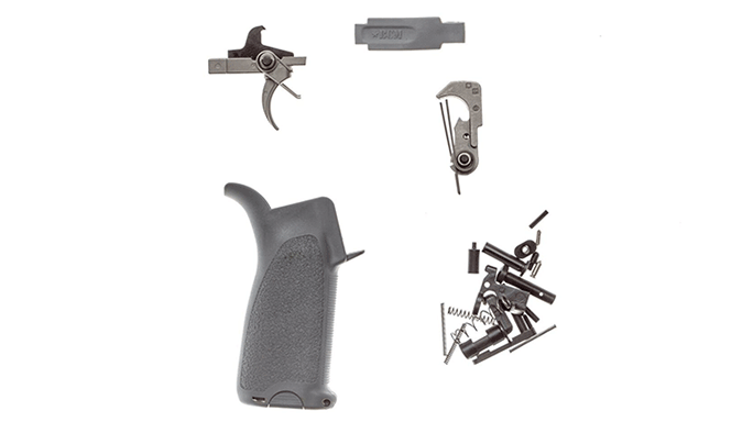 Bravo Company AR-15 Enhanced Lower Parts Kit wolf grey