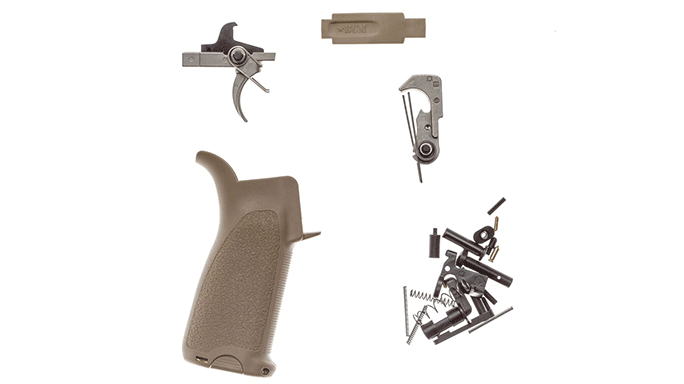 Bravo Company AR-15 Enhanced Lower Parts Kit fde