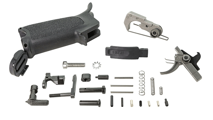 Bravo Company AR-15 Enhanced Lower Parts Kit black