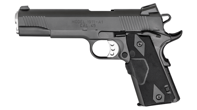 Springfield Armory 1911 Loaded Parkerized Pistol left