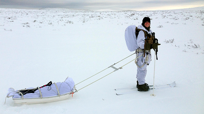 Kate Alfin Allied Winter Course Norwegian School of Winter Warfare