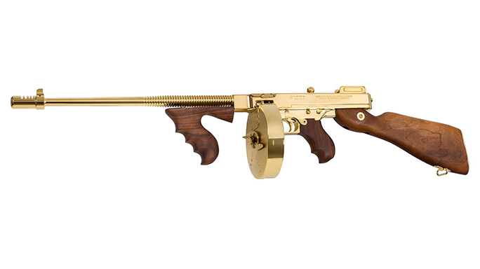 Thompson Chicago Typewriter Tommy Gun gold