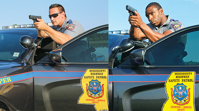 Mississippi Highway Patrol Glock 17 car