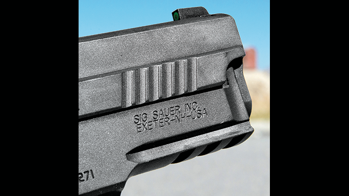 Sig Sauer Legion Series Pistol test slide