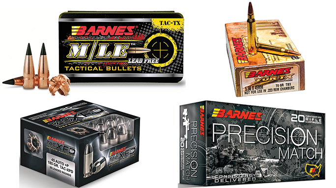 4 Types Tactical Ammo Barnes Bullets