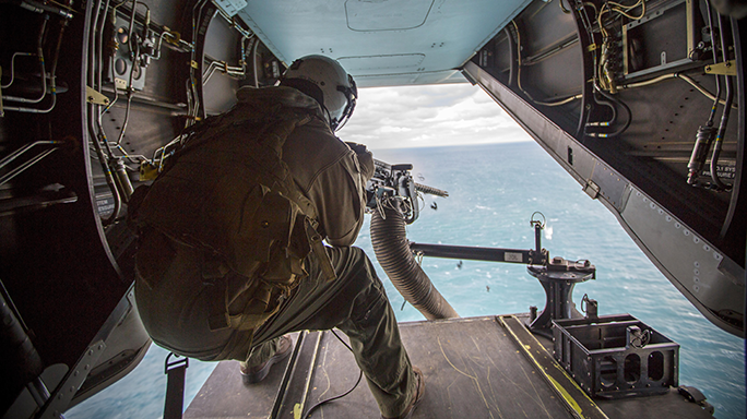 VMM-365 Marines M2 Browning .50-Caliber Machine Gun
