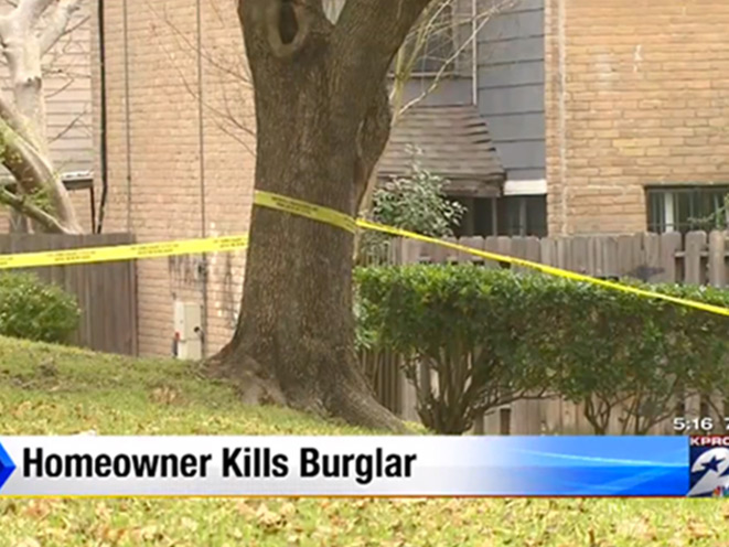 burglar, houston burglar, armed homeowner