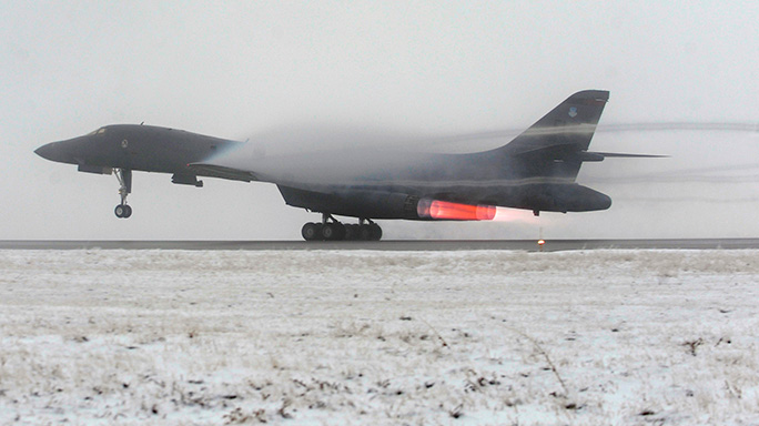 B1 Bomber 2011 Libya Attacks