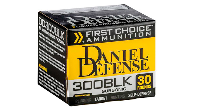 Daniel Defense First Choice 300 AAC Blackout ammo box