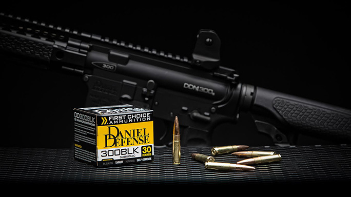Daniel Defense First Choice 300 AAC Blackout ammo rifle