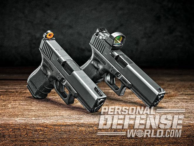 glock, glock mos, glock 17, glock 17 gen4 mos, glock 19 gen4 mos, glock pistol, glock pistols