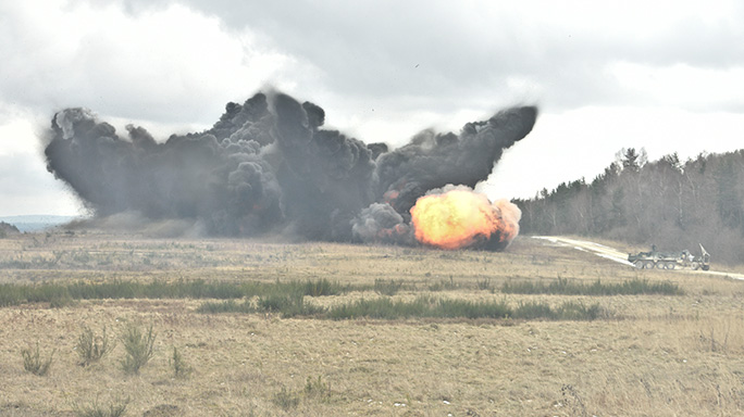 Mine Clearing Line Charge 2nd Cavalry Regiment