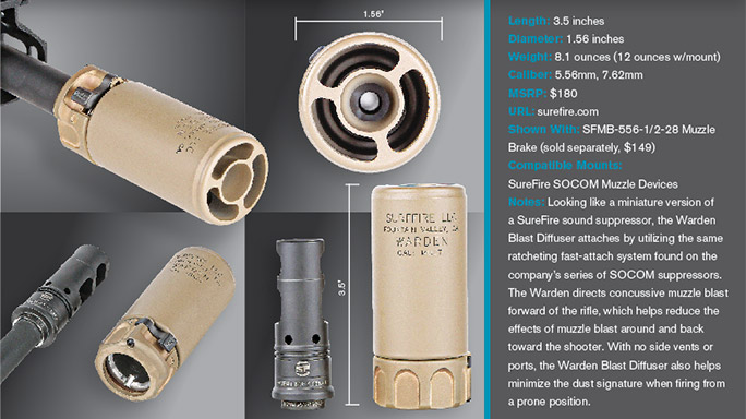 Muzzle Blast SureFire Warden Blast Diffuser