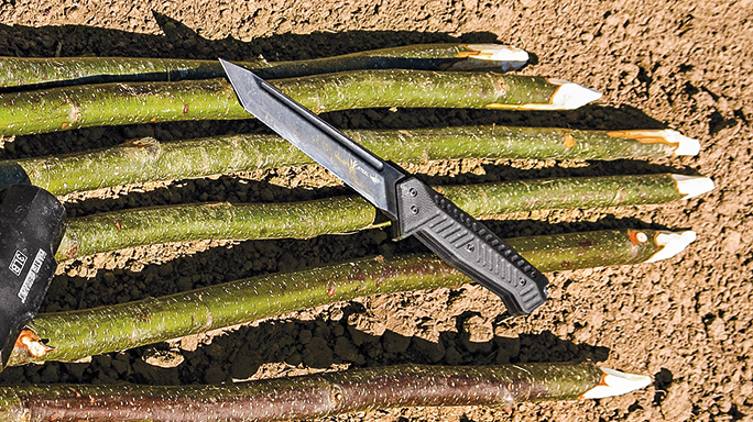 Steel Will Knives Adept 1010 cutting