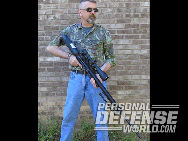 AirForce Texan, AirForce Texan air rifle, AirForce Texan rifle, airforce airguns, airforce texan pose