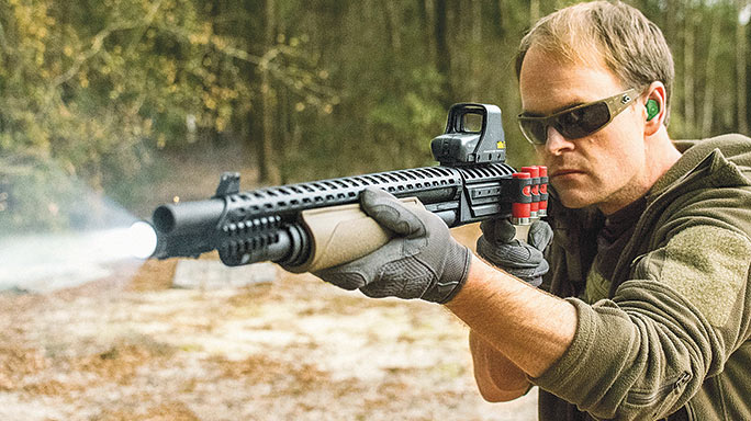 Mossberg ATI Scorpion Shotgun test lead