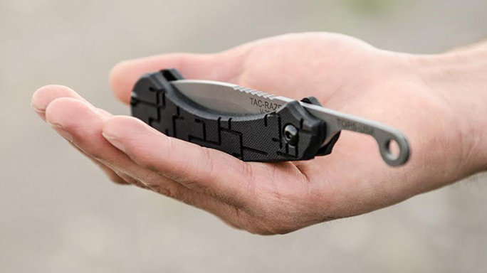 TOPS Knives Tac-Raze Friction Folding Knife closed