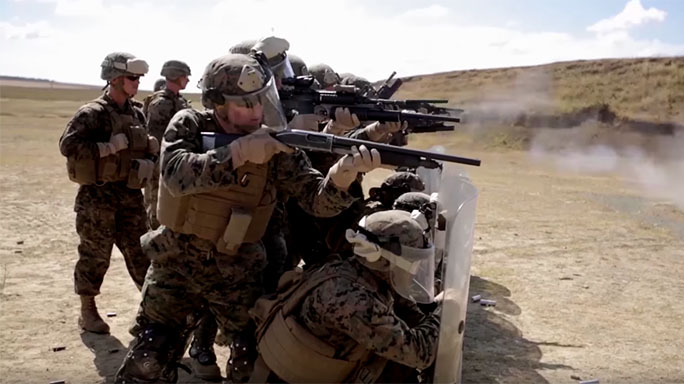 Black Sea Rotational Force Marines Riot Training 2016
