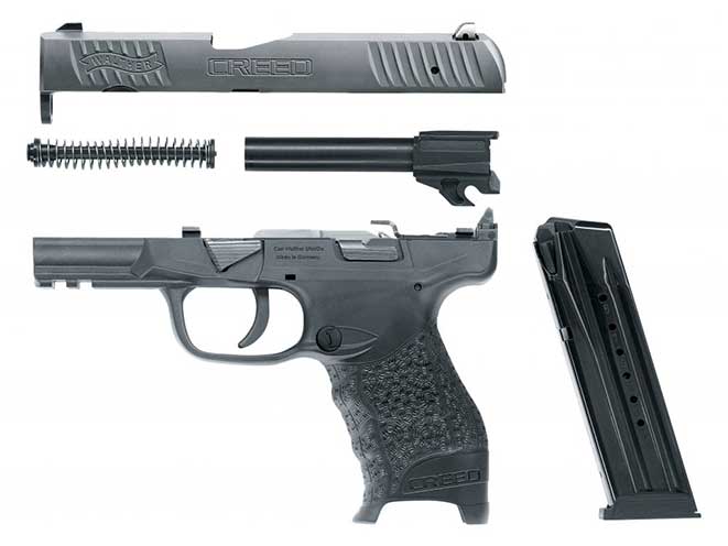 walther, Walther Creed, walther creed pistol, creed pistol, walther creed slide, walther creed handgun, walther creed parts