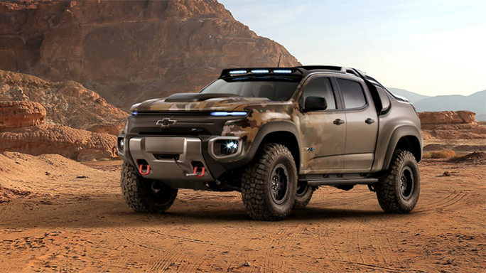 Colorado ZH2 Fuel Cell Vehicle General Motors lead