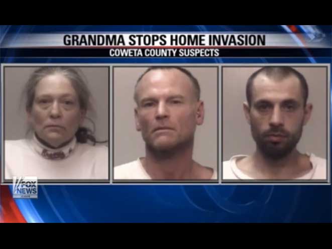 elaine stiehl scares off burglars