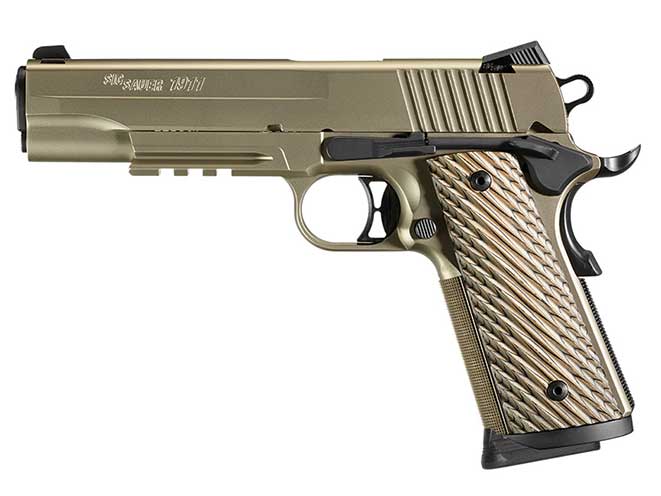 Sig Sauer 1911 NICKEL RAIL pistol