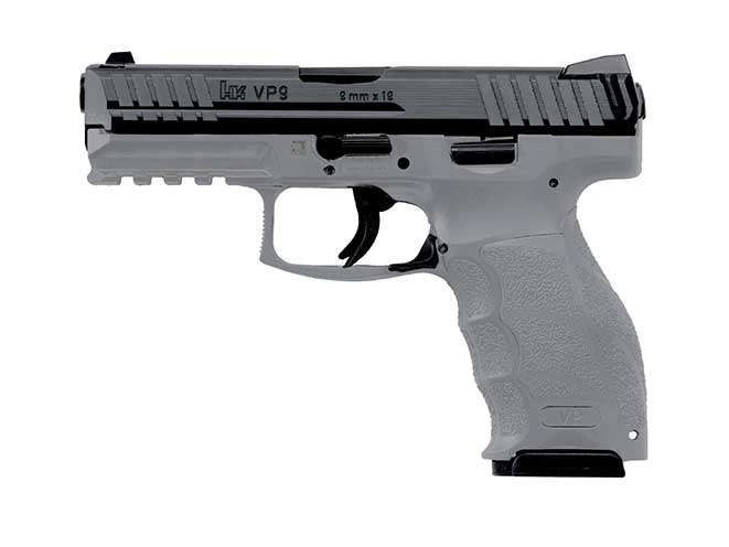 hk vp9 grey pistol