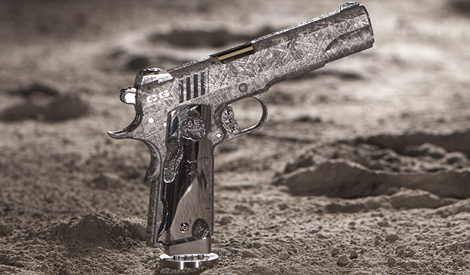 Cabot Gun’s Big Bang Pistol Set on display